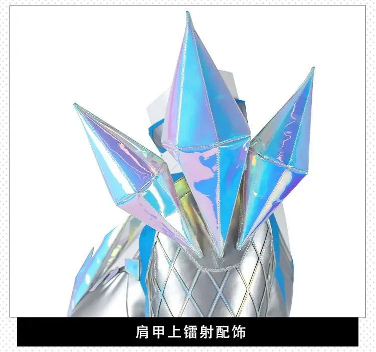 White Queen Emma Grace Frost Rivals cosplay costume High quality women fantasy jumpsuit shoes props shoulder armor Halloween set