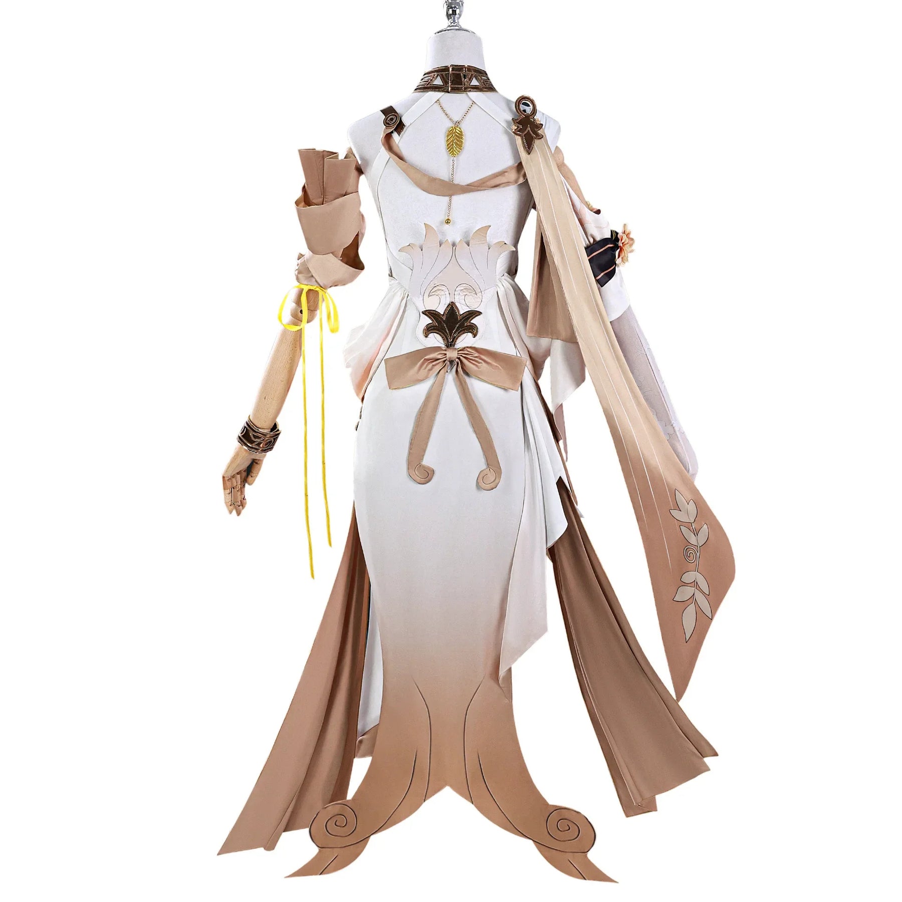 Honkai Star Rail Aglaea Cosplay Costume Dress Headwear Rings Amphoreus The Goldweaver Halloween Party Women Props Carnival