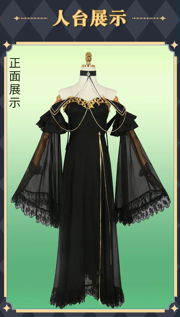 Code Geass cosplay C.C. New Halloween carnival sexy black evening dress party dress accessories prop C.C. A set of women