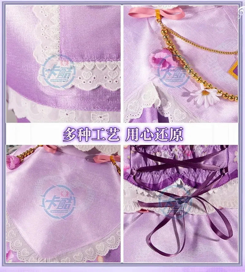 Anime Aikatsu!Hoshimiya Ichigo Cosplay Costume New Sweet Lolita Dress Wig Accessories Props Uniform Men Women Fashion Set S-XXL