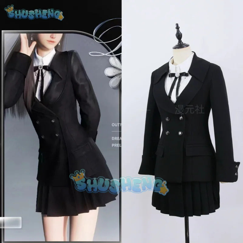 Game Love And Deepspace Heroines Cosplay Costume Encountering Qimeng Uniform Halloween Party Women Carnival Outfit