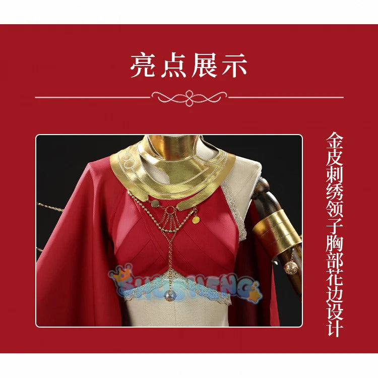 Game Path to Nowhere Hestia Cosplay Costume Cloak, armband, gloves, accessories and props Halloween party sexy Woman dress set