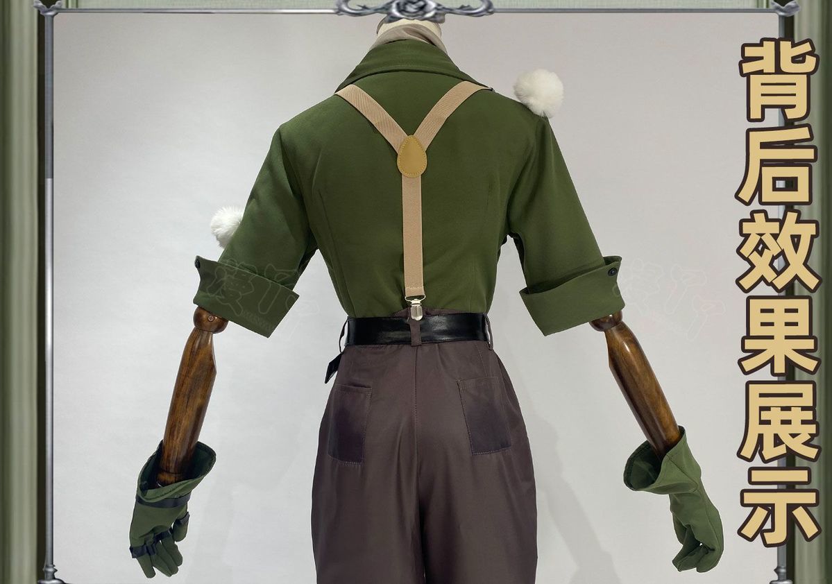 Norton Campbell Prospector Cosplay Identity Ⅴ Costume Hat glasses prop accessorie original skin set party carnival uniform