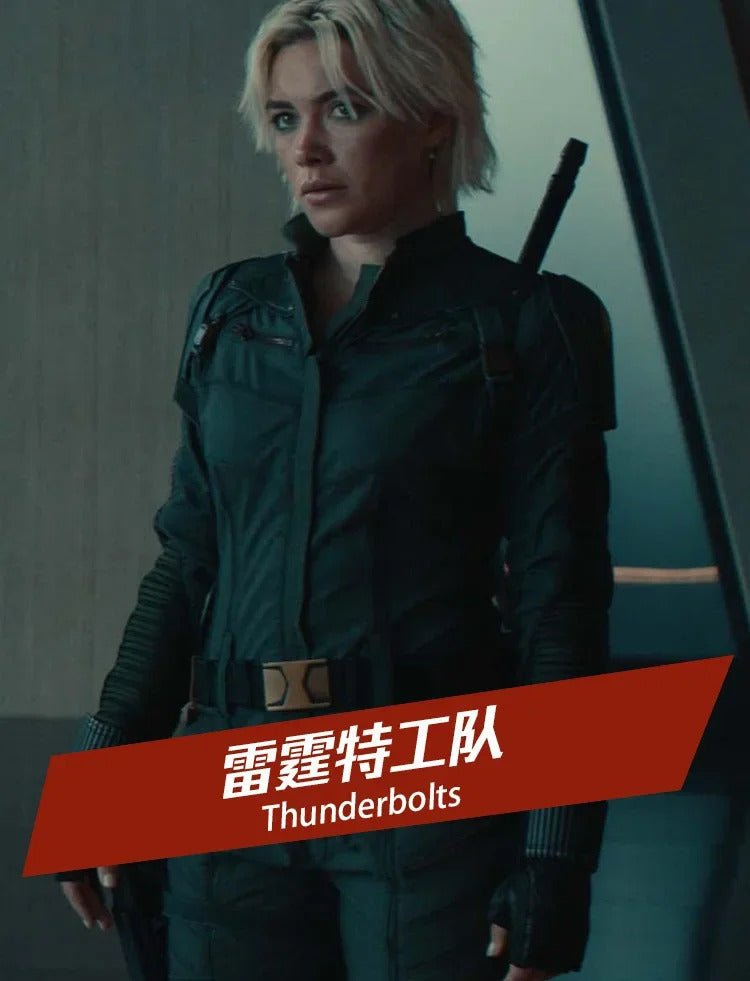Movie Black Widow The Black Widow Yelena Belova Cosplay Thunderbolts Costume Halloween New Women Fantasia Uniform Props Set