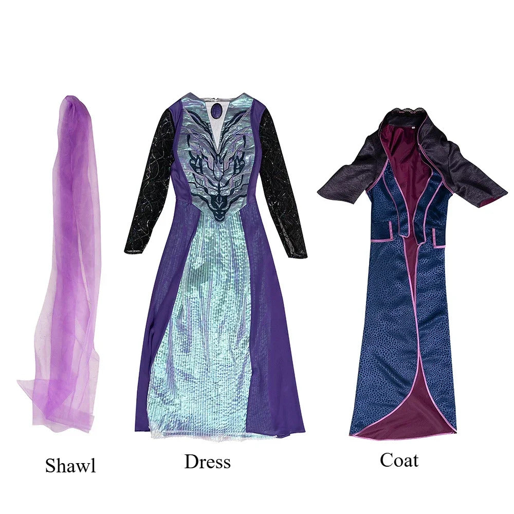 Agaka cosplay costume Agada cos all along dress coat shawl outfit high quality Halloween Comic Con party dresses custom made