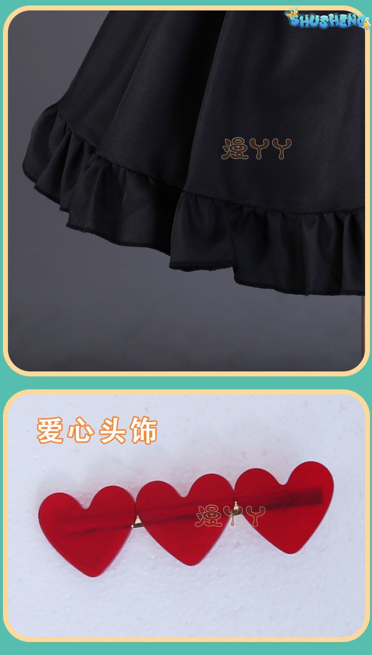 Vampire Miku Cosplay Costume Vocaloid Vampire Miku figure cosplay suit Pink kawaii dress Bowknot uniform