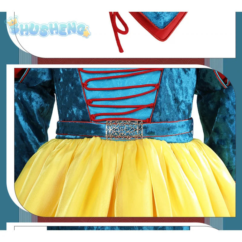 New Movies of 2025 Snow White cosplay Costume Adult and Child Sizes Fairy Tale Sweet Princess Dress Halloween Ball Woman Uniform