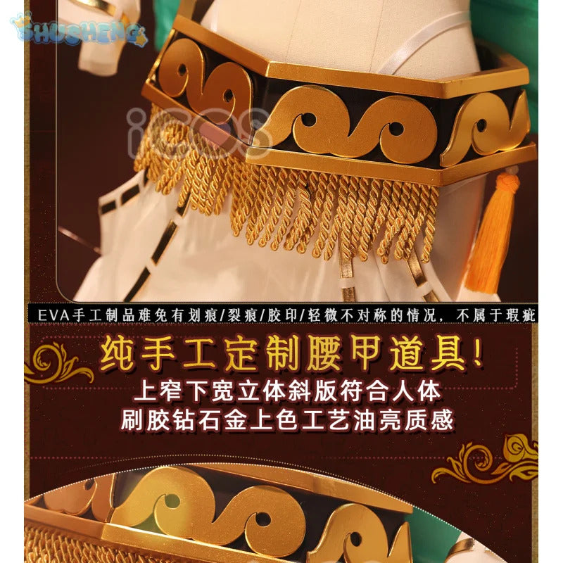 Shusheng-R New Fate/Grand Order Tamamo no Mae Cosplay Mythical Costume Halloween Carnival Gorgeous Uniform Accessories Wig Prop Woman Set