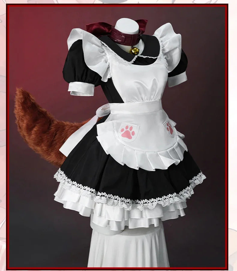 New Tamamo Cat Fate/Grand Order Cosplay FGO Costume Woman Man Halloween maid dress ear foot glove tail full set Lolita uniform