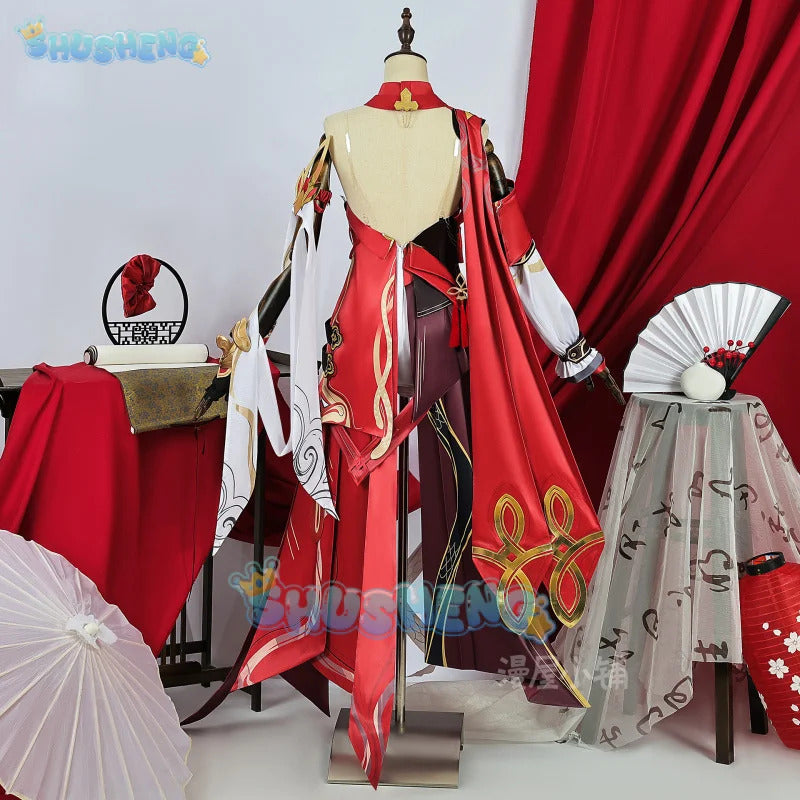 Shusheng-R Honkai Impact 3 Kiana Kaslana Cosplay Costume Uniform Anime Clothe Halloween Costumes for Women Man Mascot Student Accessory