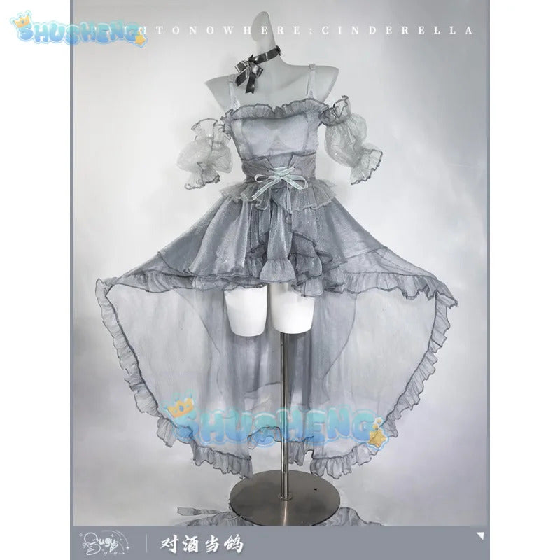 Goddess Of Victory: Nikke Cinderella Crystal Princess Cosplay Costume Cos Game Anime Party Uniform Hallowen Play Role Clothes