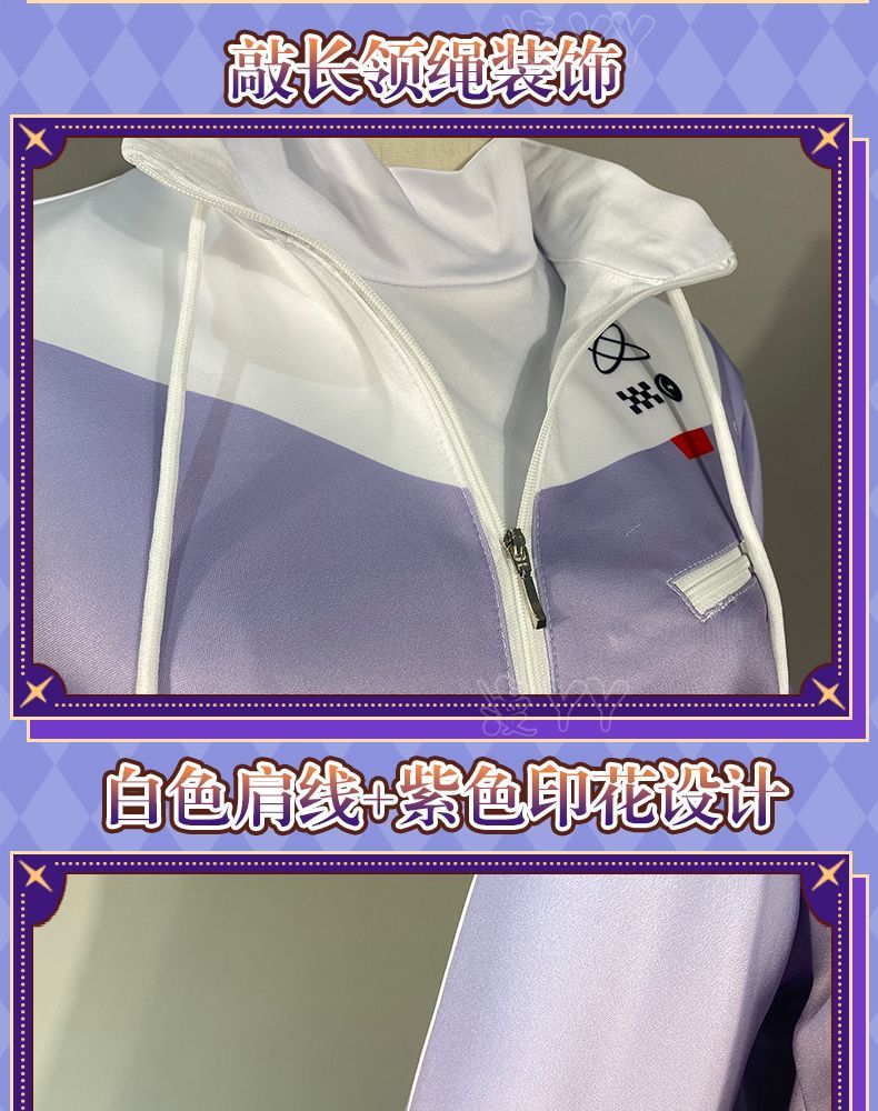 Anime VTuber Kenmochi Toya Any Size Cosplay Costume Women Men Halloween Custom Size