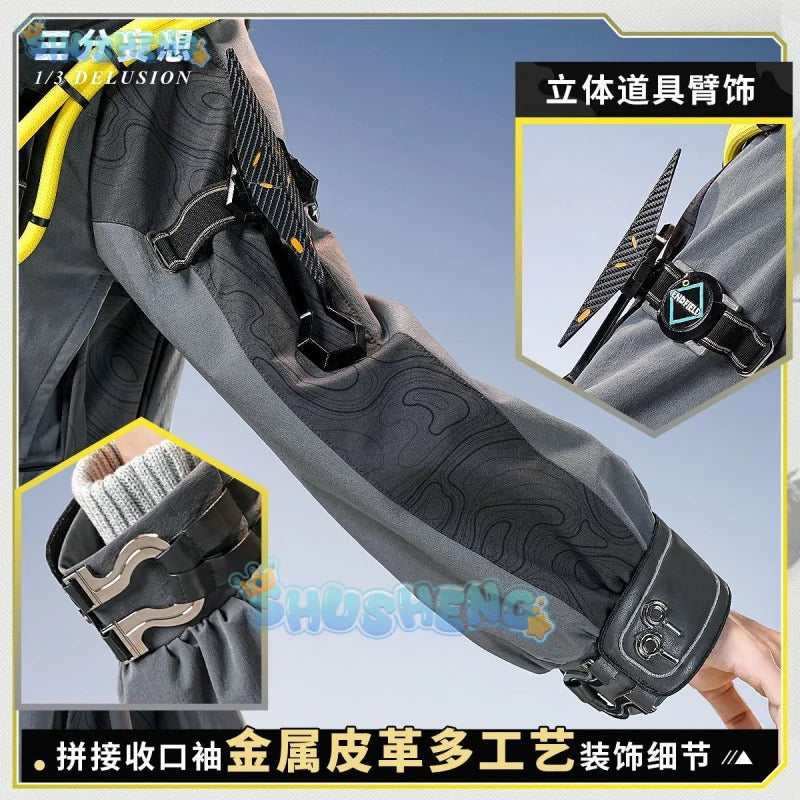 Arknights: Endfield Endministrator B Cosplay Costume Uniform Halloween Carnival Party Christmas Play Role Clothes Clothing