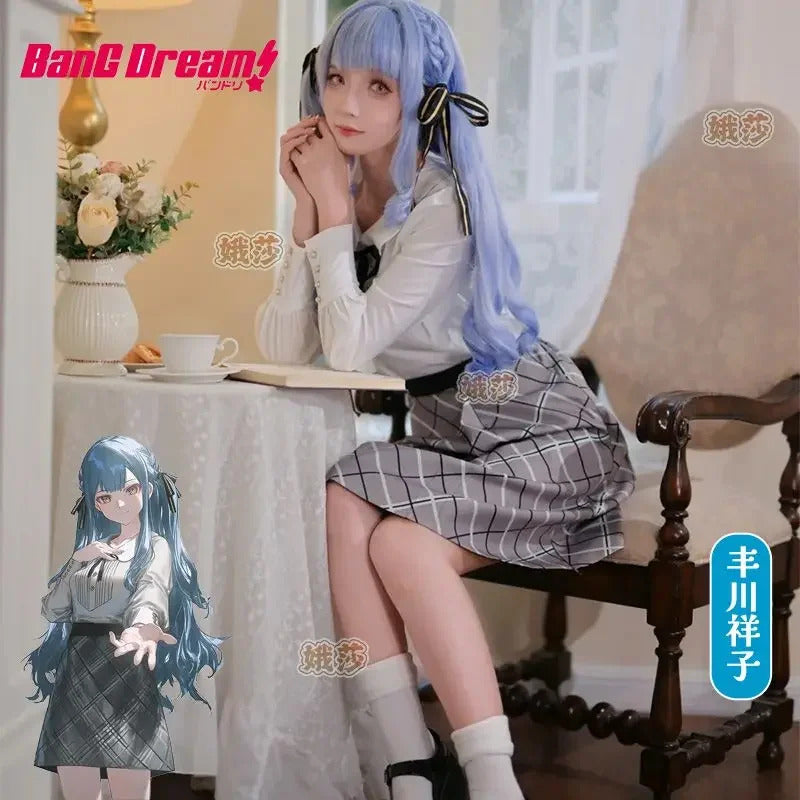BanG Dream!Sakiko Togawa Cosplay Oblivionis Costume Campus JK Uniform Shirt Skirt Tie Set Halloween Party Sweet Girl clothing