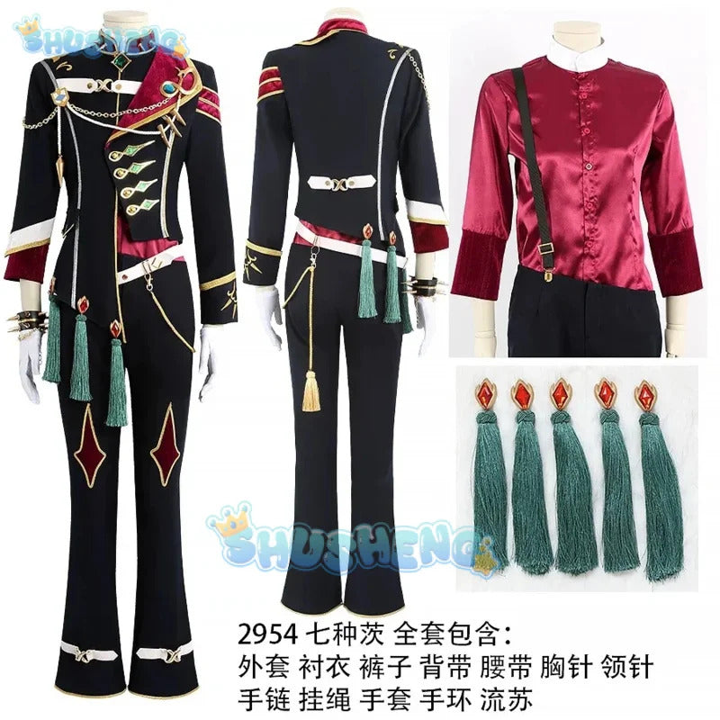 Ensemble Stars Saegusa Ibara Tomoe Hiyori Sazanami Jun Ran Nagisa Cosplay Costume Uniform Halloween Carnival Party Christmas