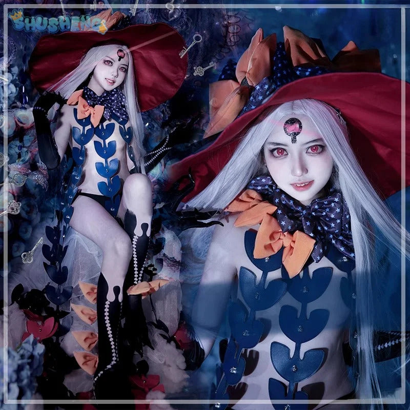 FGO Abigail Williams Summer Cosplay Fate/Grand Order FGO Costume Halloween party sexy dress hat gloves socks tattoo stickers set