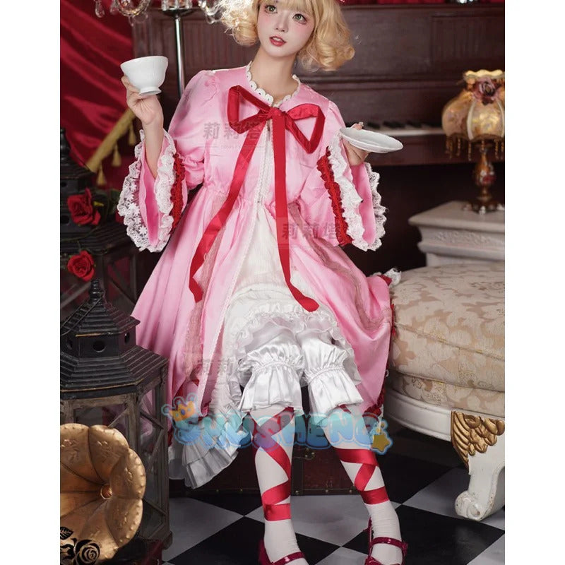 Anime Rozen Maiden Hinaichigo Souseiseki Cosplay Costume Halloween Carnival Sweet and Cute Lolita Dress and Accessories Girl Set