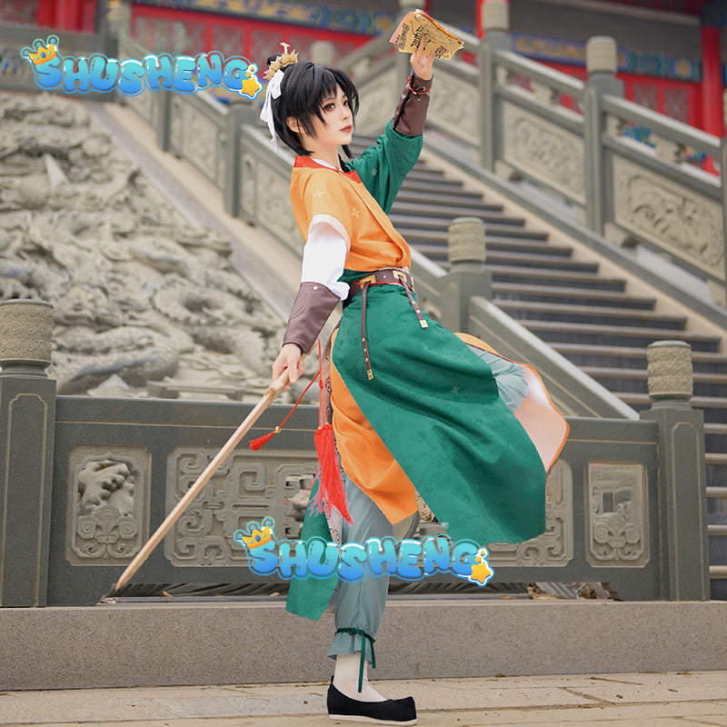 An-an Lee Cosplay Costume Game Reverse:1999 Cosplay Suit Halloween Carnival Party Uniforms Chinese Kung Fu Clothing