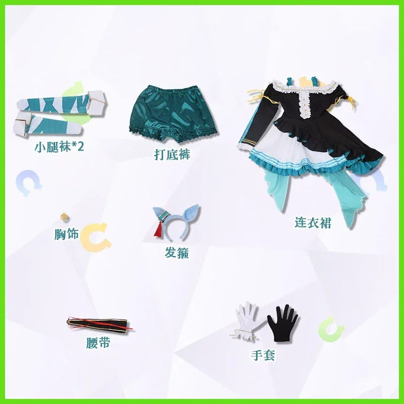 Umamusume: Pretty Derby Mejiro Ardan Cosplay Costume Uniform Halloween Carnival Party Christmas Play Role Clothes Clothing