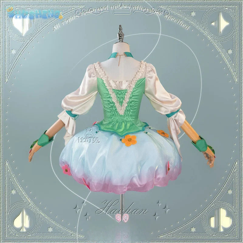 Anime MIRAI DAYS Ha-chan Cure Felice Cosplay Costume Lolita dress accessories props wigs sweet Halloween woman ha-chan uniform