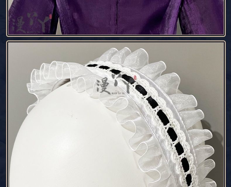 Game Reverse:1999 Tuesday Christine Cosplay Costume St. Pavlov Foundation Deep Purple Maid Dress Woman Sexy Cute Party Suit