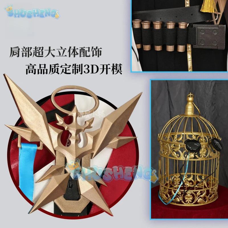 Arknights Executor the Ex Foedere Cosplay Costume Uniform Halloween Carnival Party Christmas Play Role Clothes Clothing