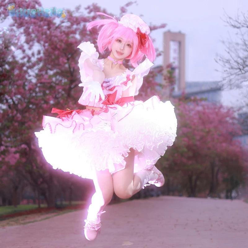 Hinamori Amu Anime Shugo Chara Cosplay Costume Wig skirt support accessories Halloween Christmas adult gift Cute Pink Lolita set