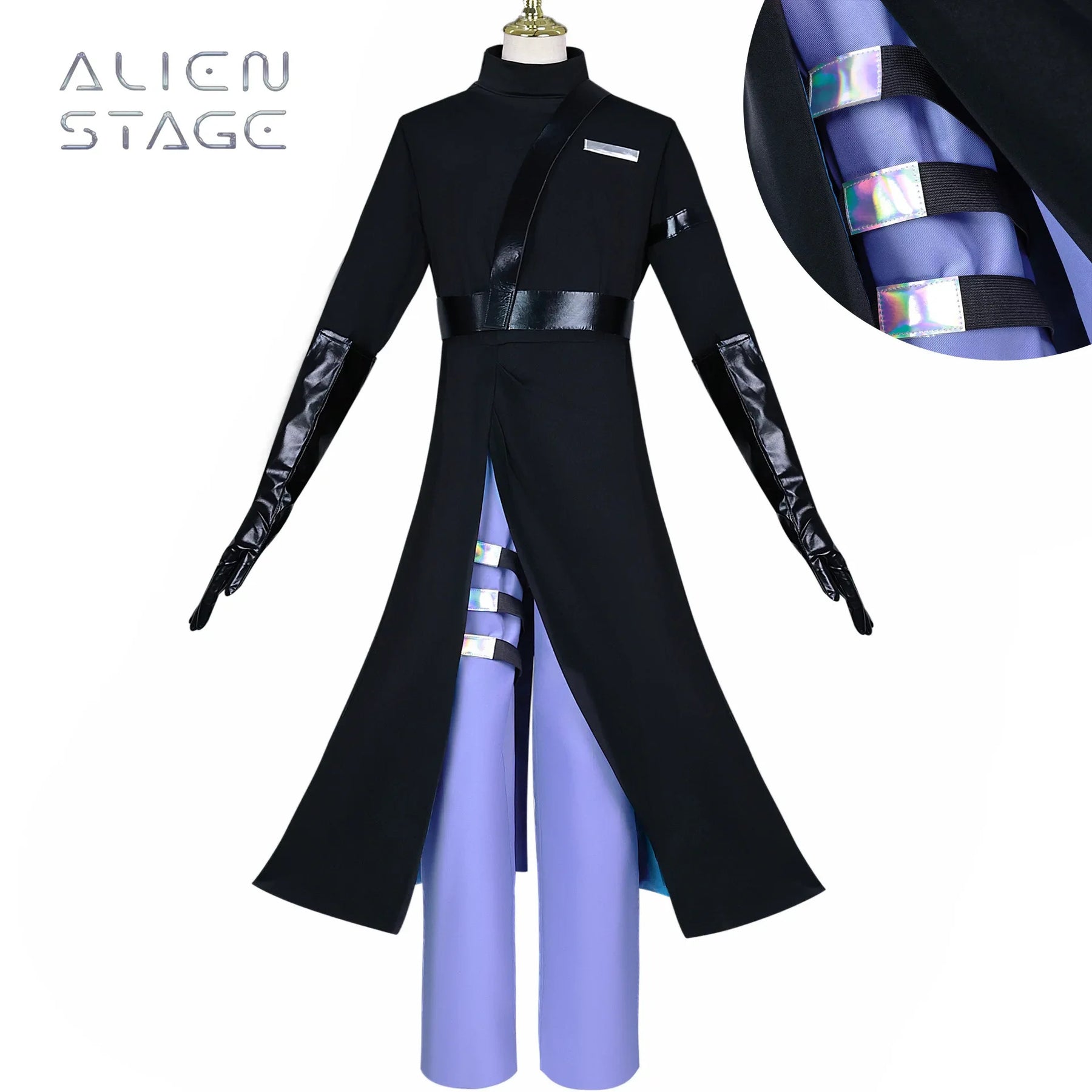 Alien Stage R5 Ivan Cosplay Costume Uniform Halloween Carnival Party Christmas Play Role Clothes Clothing for Women Men