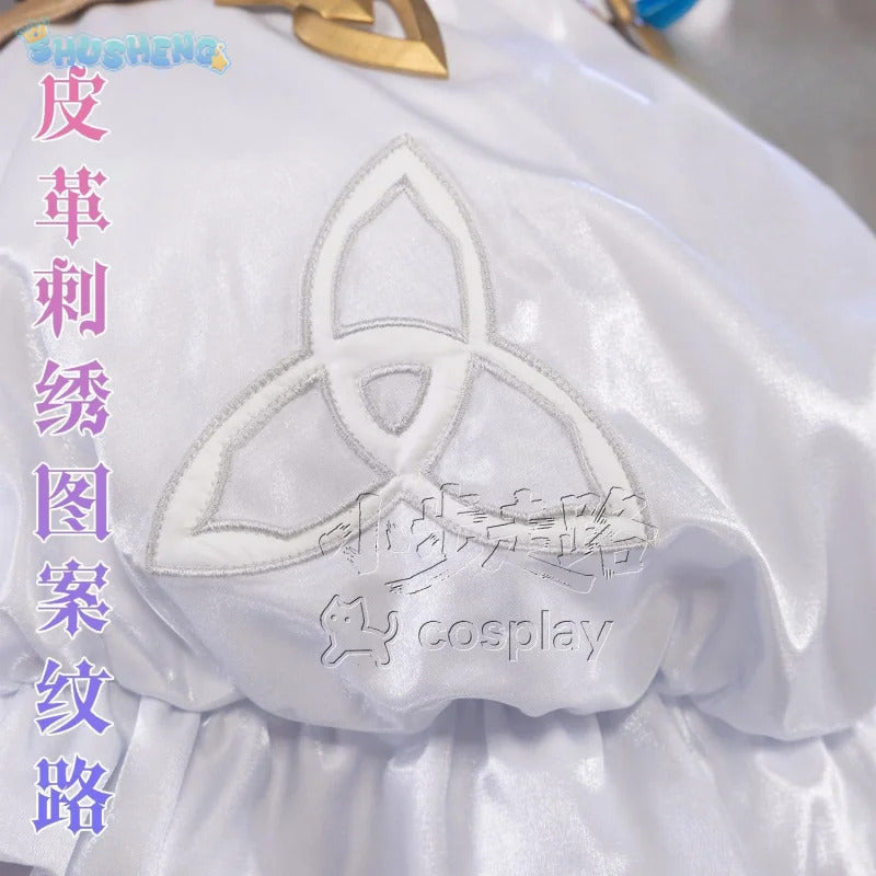 Game Honkai Impact 3 Elysia Cosplay Costume Halloween Carnival Women Sweet Lolita Dress Gloves Props Wig Shawl Socks Uniform Set