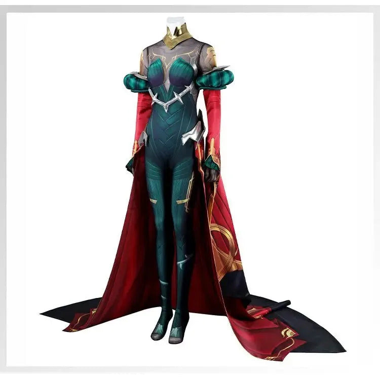 League of Legends LOL Mel Cosplay the Soul's Reflection Costume Halloween Carnival Women jumpsuit cloak wig prop set new uniform