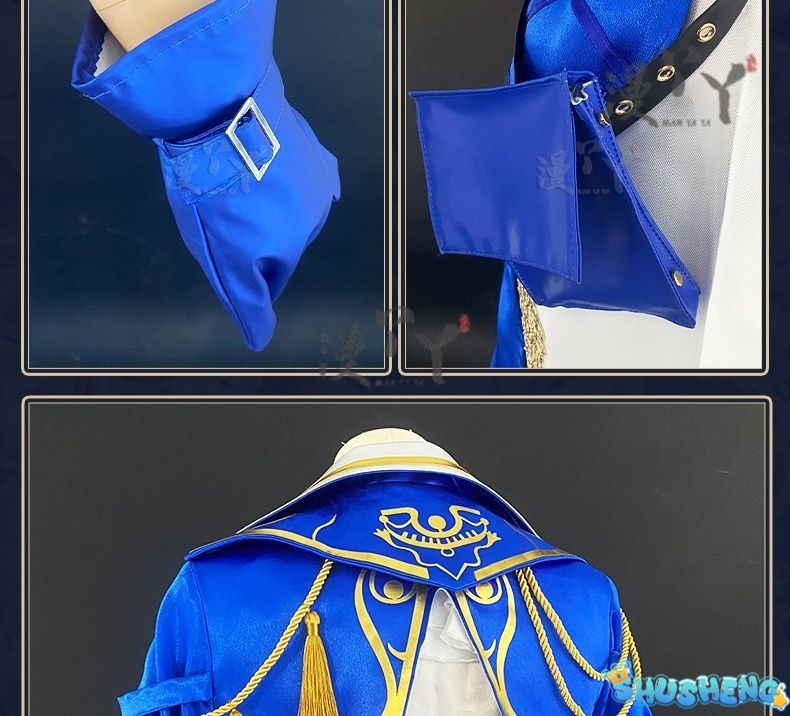 Prisoner Luca Balsa Cosplay Game Identity V Luca Costume Trench Uniform Suit Party Role Play Clothing Suit