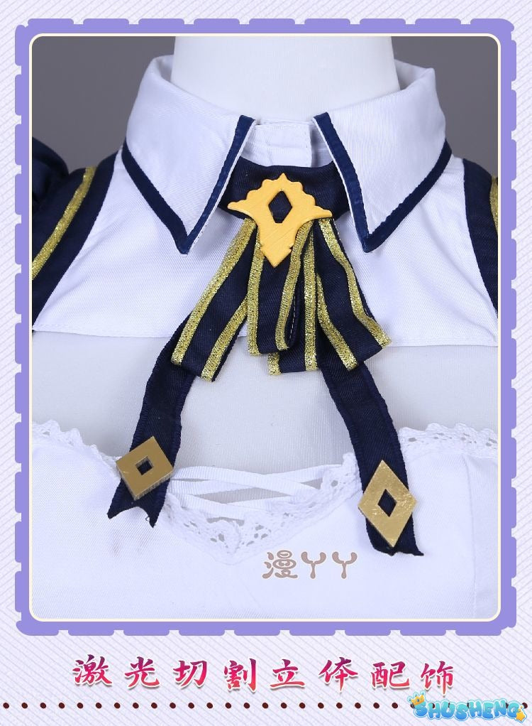 Azur Lane Cheshire Cosplay Lolita Maid Dress Game Anime Suit for Women Halloween Carnival Roleplay Clothing COSFun