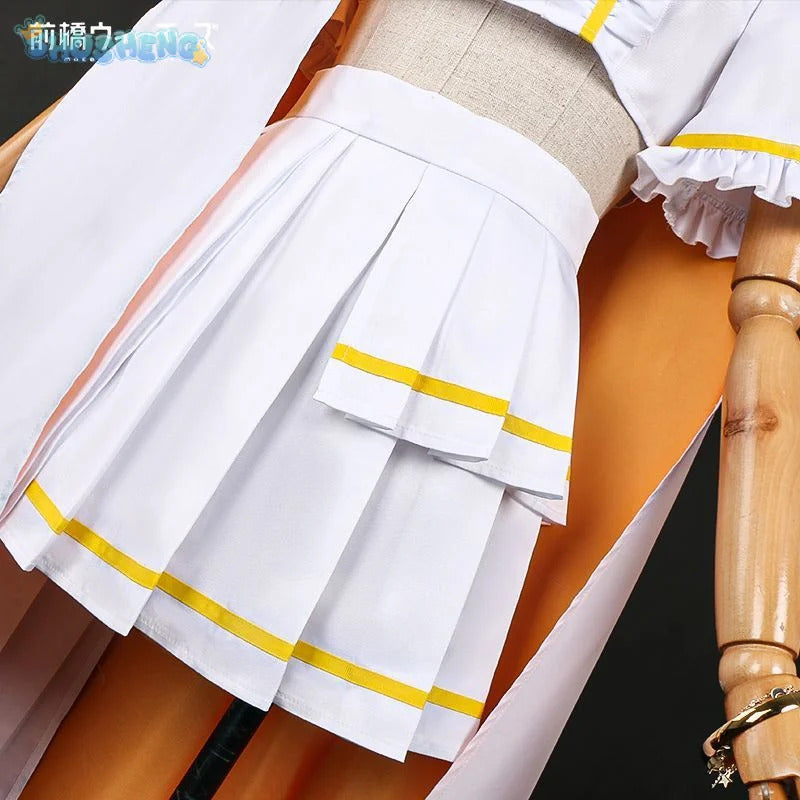 Mitsumata Choko Anime Maebashi Witches Cosplay Costume Top cloak skirt headwear socks hair clip Halloween JK sweet girl uniform