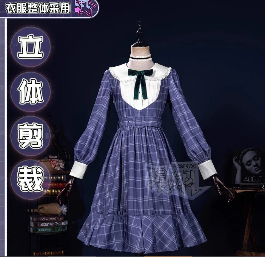 Shusheng-R Wakaba Mutsumi Mortis Cosplay Anime BanG Dream!Costume Sweet Campus JK Uniform Dress Belt Tie Socks Halloween Party Set