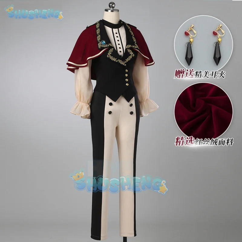 Shusheng-R BanG Dream!Ave Mujica Umiri Yahata Cosplay Costume Timoris Uniform Halloween Carnival Party Christmas Play Role Clothes