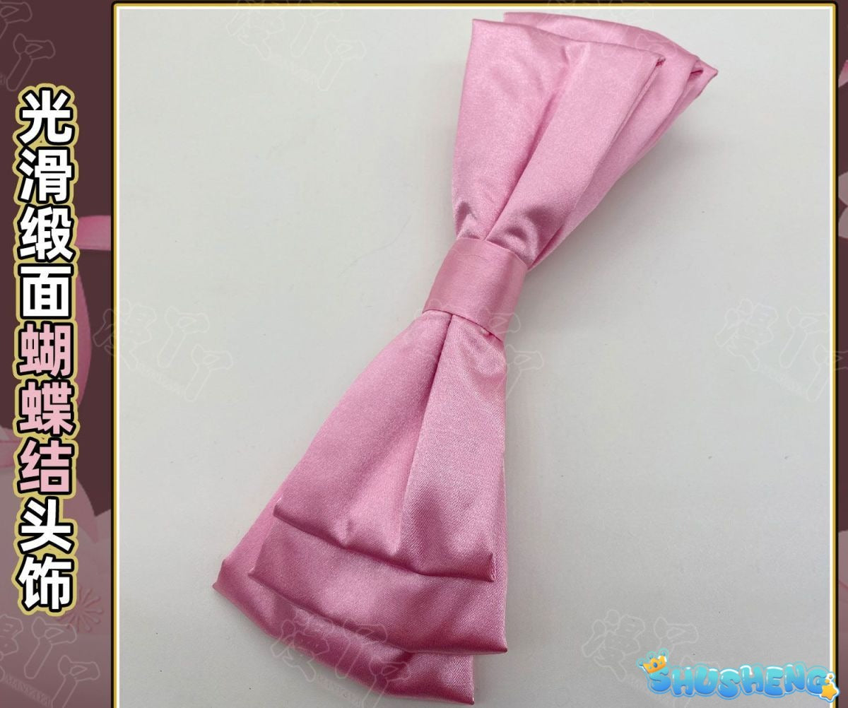 Anime Kurumi Cosplay Game Naraka: Bladepoint Costume HuTao Pink Dress Outfit Suit Halloween Party Role Play Prop for Woman