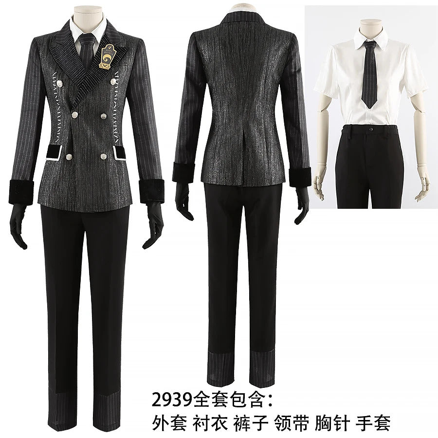 Twisted-Wonderland Azul Ashengrotto Cosplay Costume Uniform Halloween Carnival Party Christmas Play Role Clothes Clothing