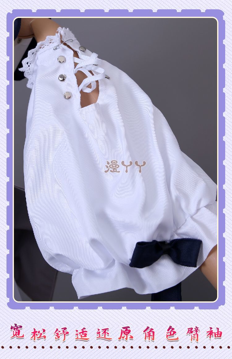 Azur Lane Cheshire Cosplay Lolita Maid Dress Game Anime Suit for Women Halloween Carnival Roleplay Clothing COSFun