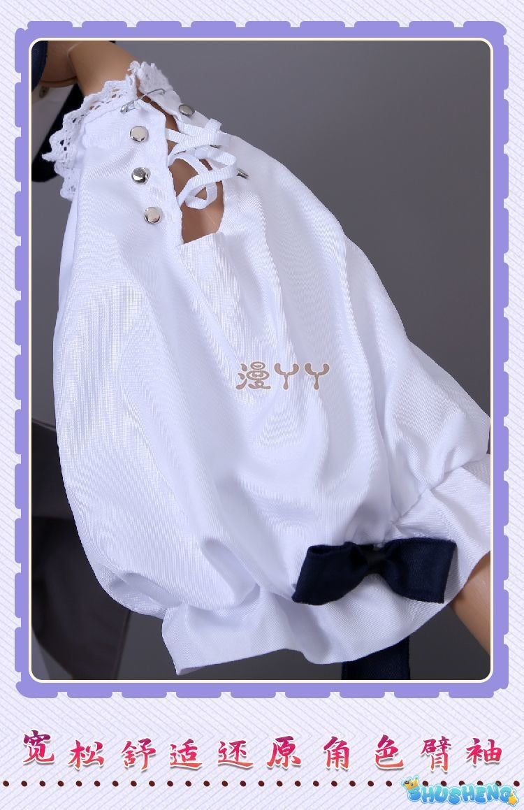 Azur Lane Cheshire Cosplay Lolita Maid Dress Game Anime Suit for Women Halloween Carnival Roleplay Clothing COSFun