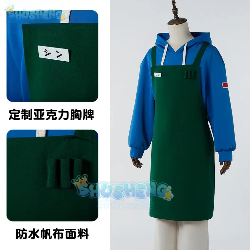 Asakura Shin Cosplay Anime Costume Sakamoto Days Uniform Bule Sweatshirt Leisure Suit Disguise Halloween Party Outfits Men
