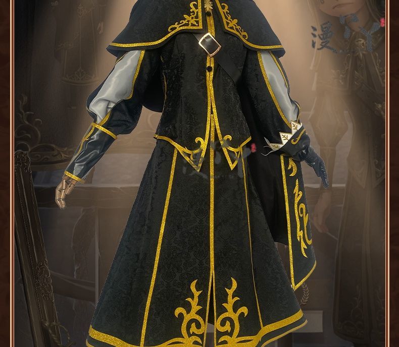 Seer Eli Clark Cosplay Costume Identity V Game Suit Mysterious Uniform With Mask Halloween Party Role Play Outfit