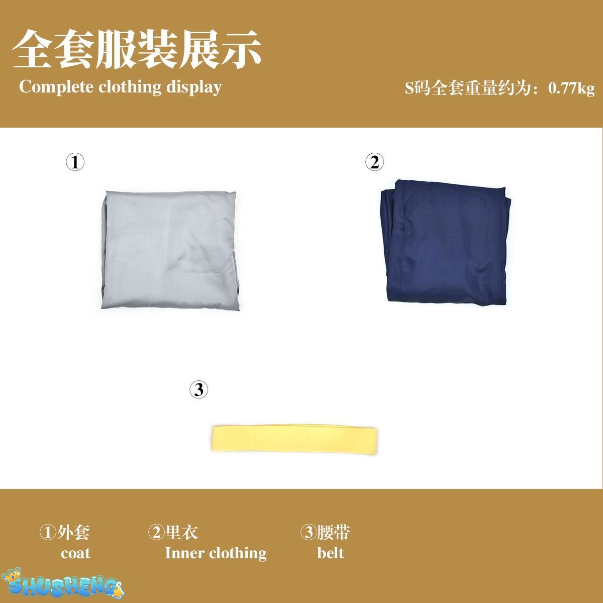 Katsura Kotarou Anime GINTAMA Cosplay Japanese Costume Blue Man Outfit Cos Halloween Party Show Cos Customized