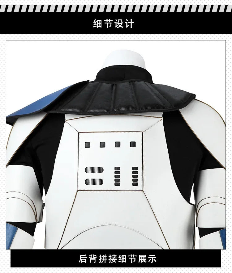 Captain Rex CT-7567 Movie Star Cosplay Costume Helmet shoes gloves waist bag prop set Halloween men women fantasy New uniform