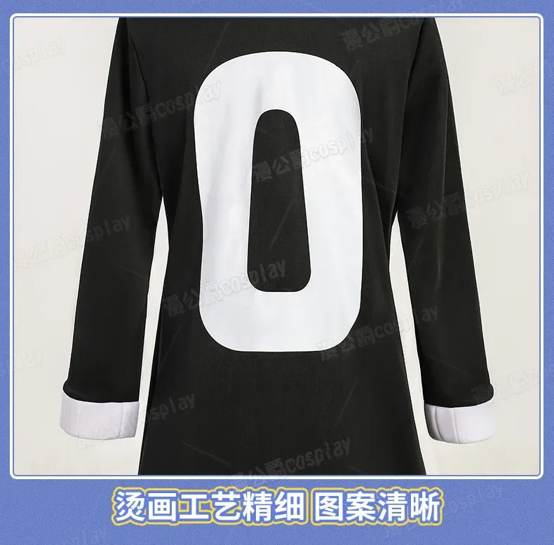 Anime Tougen Anki Shiki Ichinose Cosplay Costume Rasetsu Uniform Black White Coat Jin Kougasaki Rasetsu Academy for Women Men