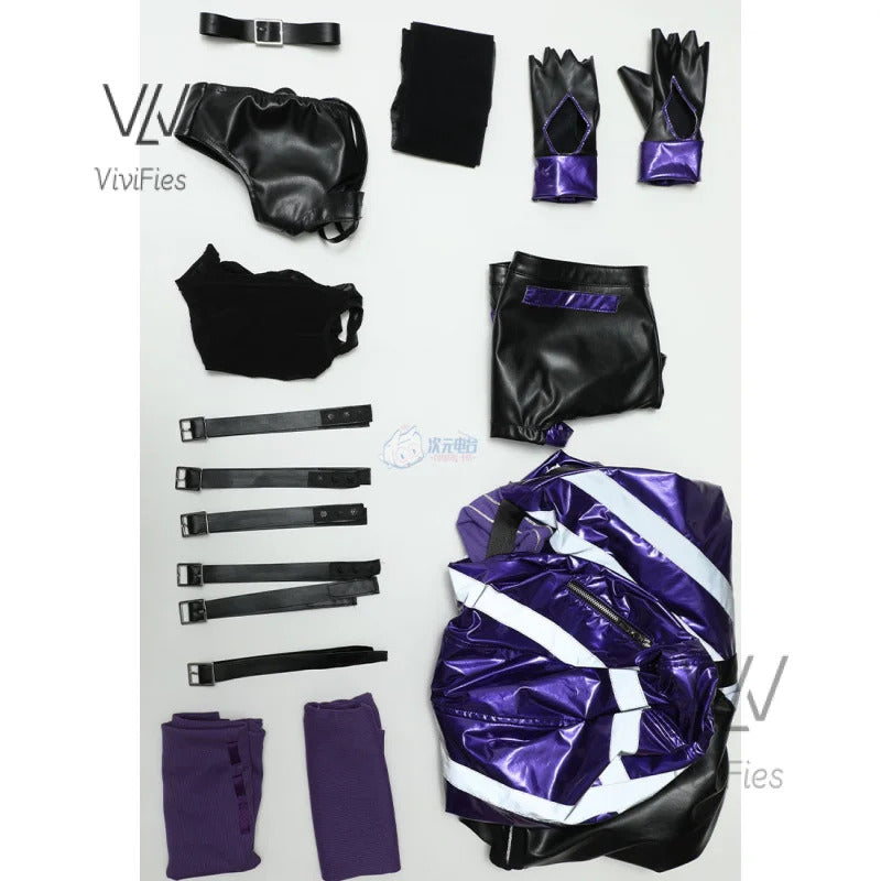 Game Tekken 8 Ling Reina Cosplay Fantasia Costume Disguise for Adult Women Tops Shorts Outfits Halloween Carnival Party Clothes