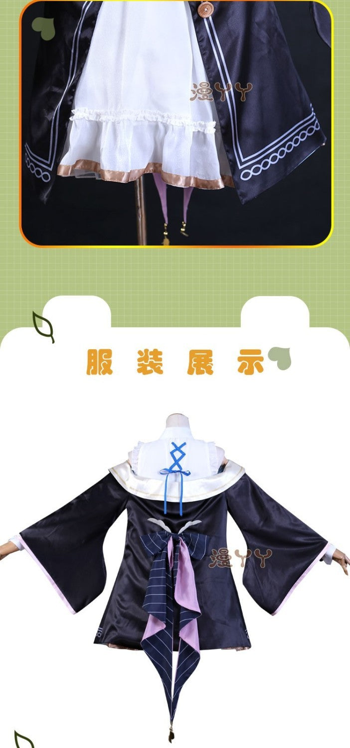 Anime VTuber Kagura Nana Cosplay Costume Artist Skin Sweet Lovely Uniform Dress Carnival Party Role Play Clothing New