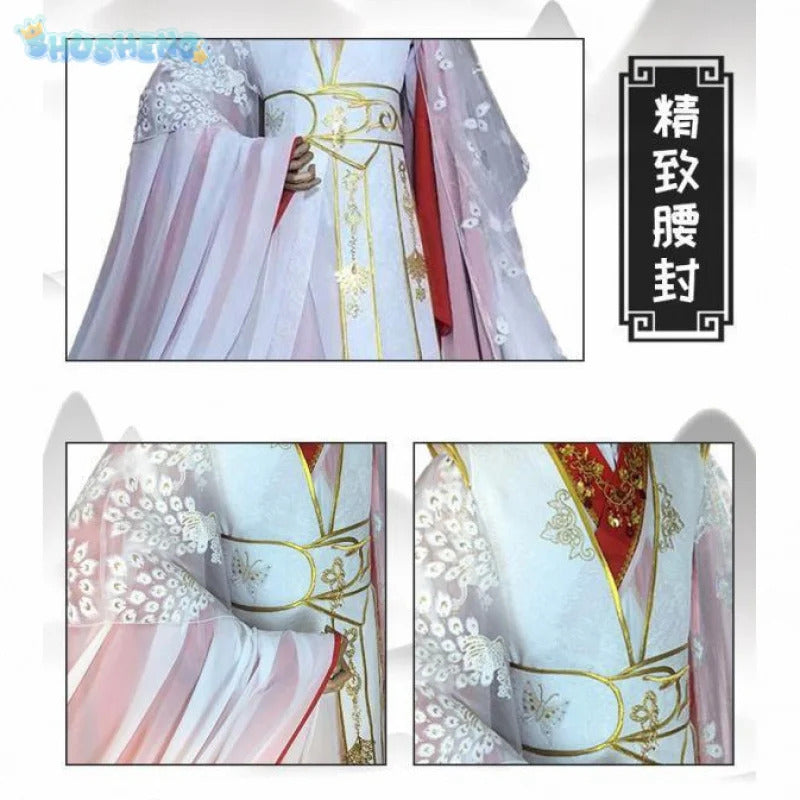 Shusheng-R Novel Heaven Official's Blessing Xie Lian Cosplay peacock Costume Halloween Carnival Chinese Style Fashion Hanfu Dress Man Set