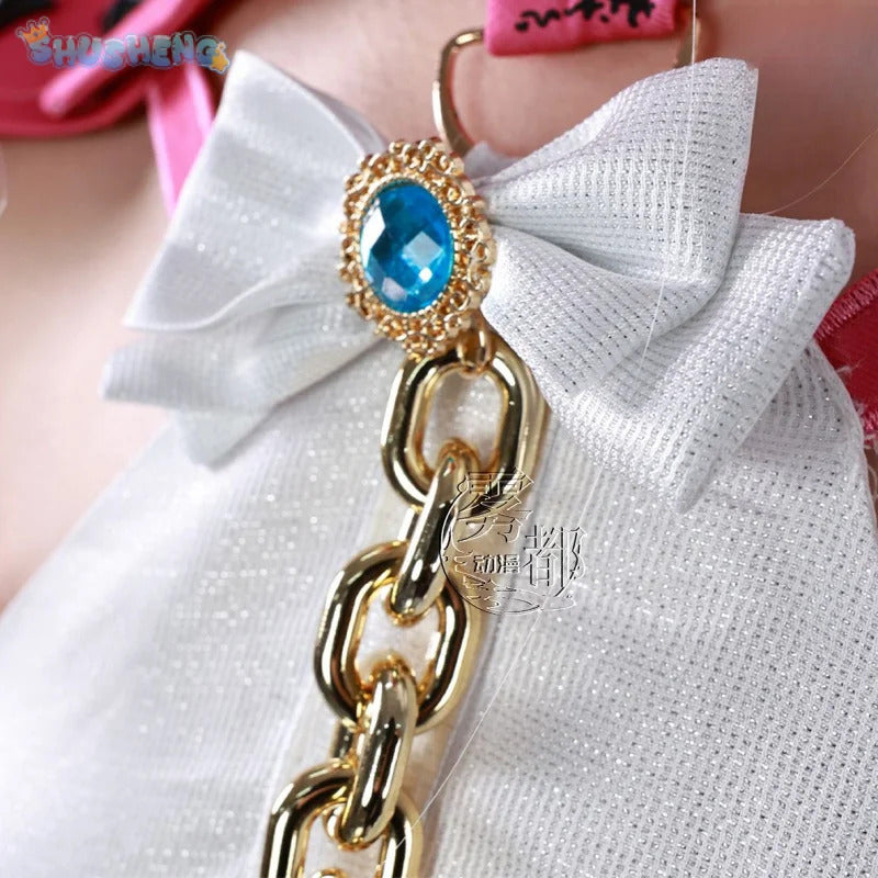 Game Wuthering Waves Carlotta Montelli Cosplay Costume Halloween Carnival Dress Wig Shoes Prop Set Sweet Lolita Woman Uniform