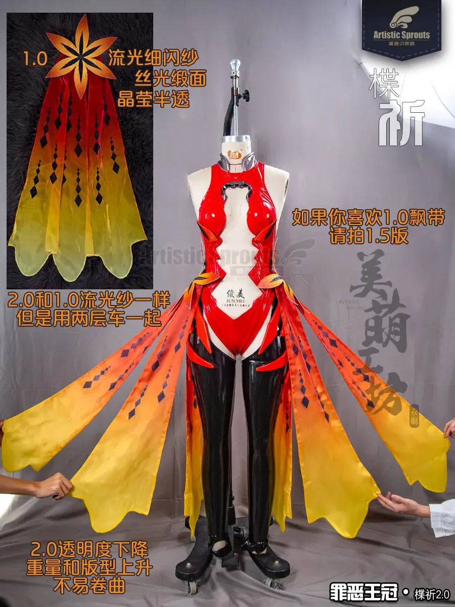 Inori Anime Cosplay Costume Guilty Crown Egoist Yuzuriha Cosplay Goldfish Red Sexy Jumpsuits Fighting Uniform Halloween For Suit