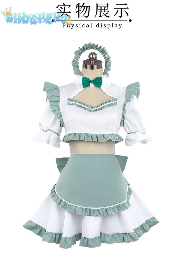 Anime Roshidere Alya Alisa Mikhailovna Kujou Cosplay Maid Costume Wig Yuki Suou Dress Maid Skirt Ayano Kimishima Halloween Women